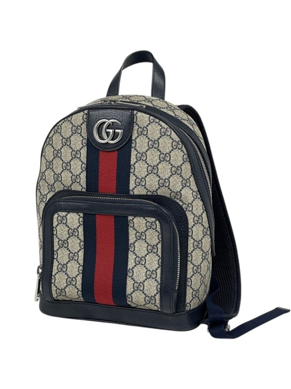Gucci Backpack Ophidia GG Small Sherry Line Web Supreme Navy